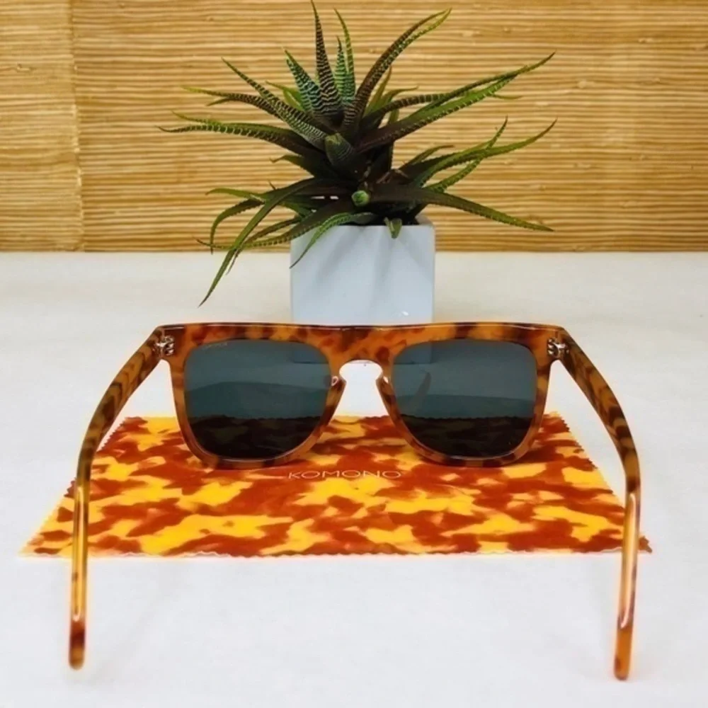 KOMONO Bennet Caramel Demi Sunglasses (NEW) tortoise brown carmel